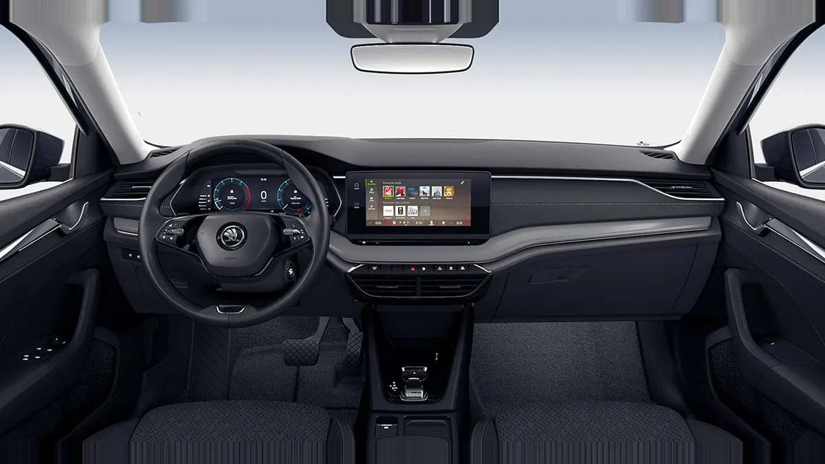 Škoda Octavia Combi Selection 2.0 TDI 150CV DSG 7vel en renting en Zaragoza — Interior