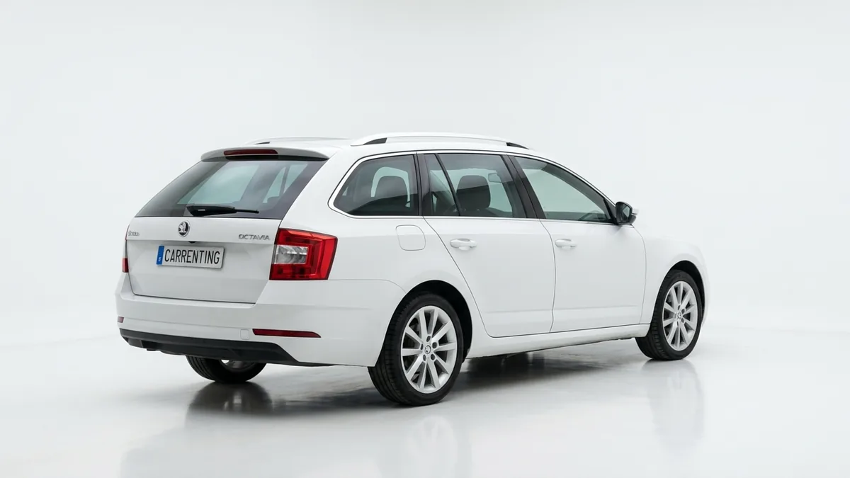 Škoda Octavia Limo Selection 2.0 TDI 150CV DSG 7vel en renting en Zaragoza — Delantera