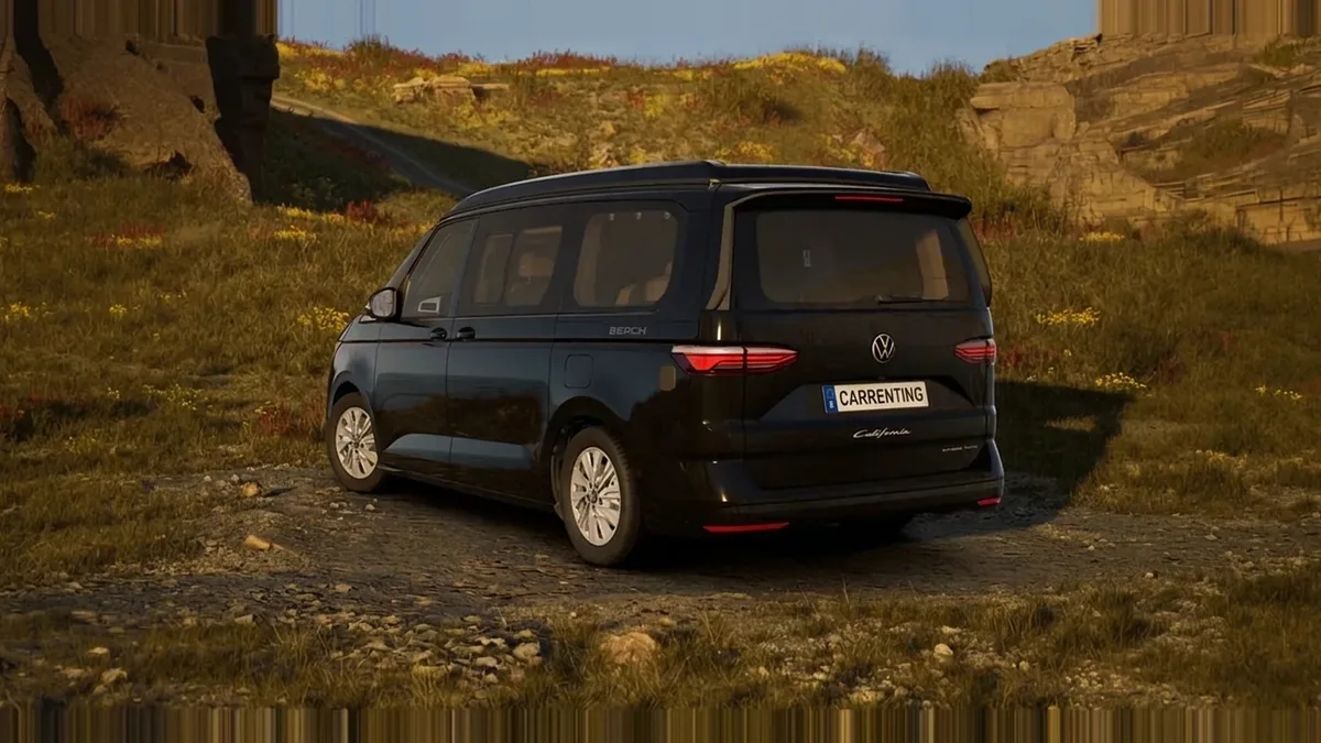 Volkswagen California Beach Tour 2.0 TDI 110kW (150CV) DSG en renting en Zaragoza — Delantera