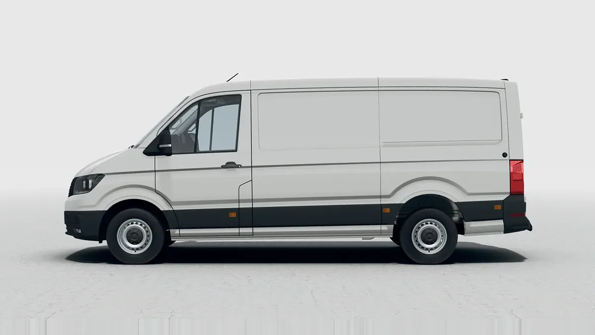 Volkswagen Crafter 35 Fresh Van BM L3 2.0 TDI FWD 103kW (140CV)  - ISOTERMO en renting en Zaragoza — Delantera