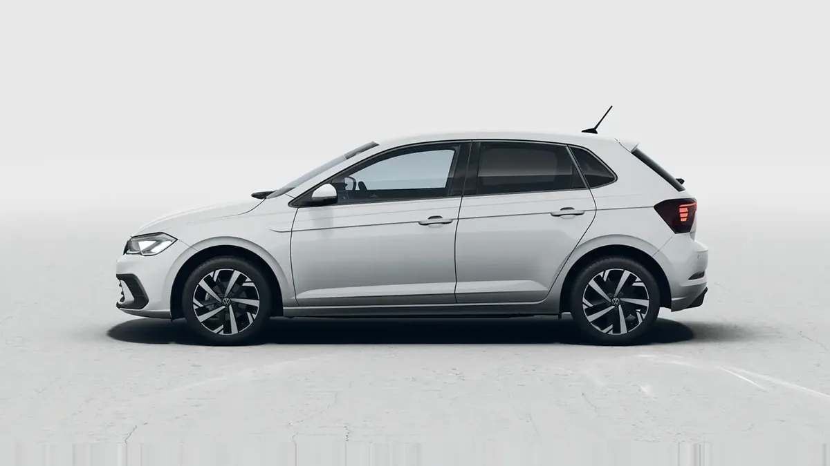 Volkswagen Polo Más 1.0 TSI 70kW (95CV) DSG en renting en Zaragoza — Delantera