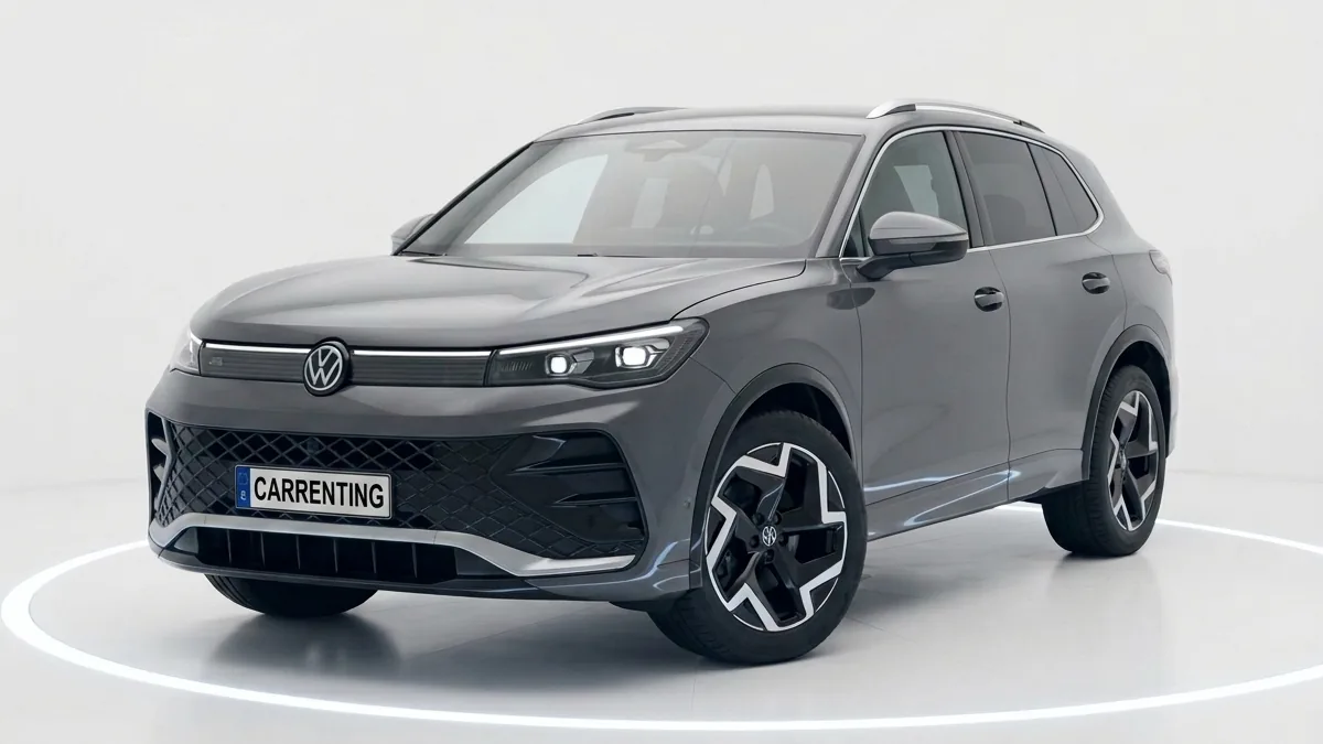 Volkswagen Tiguan R-Line 2.0 TDI 110kW DSG en renting en Zaragoza — Lateral